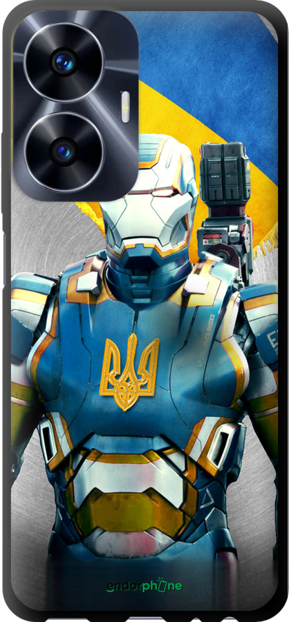 TPU чехол Український кіборг  для Realme C55 - 980b-2992 изображение 