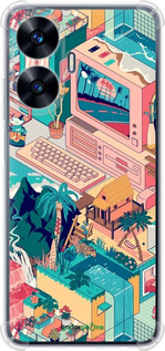 Силикон с усиленными углами чехол № 5393 для Realme C55 - 5393sp-2992 изображение 