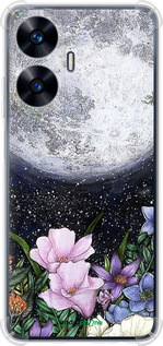 Силикон с усиленными углами чехол Полночь в саду для Realme C55 - 6259sp-2992 изображение 