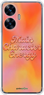 Силіконовий протиударний с посиленими кутами чохол 'Aura Gradient Main Character Energy Aesthetic Y2K' для Realme C55 зображення 5