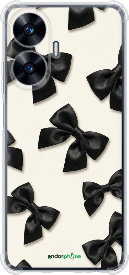 Силіконовий протиударний с посиленими кутами чехол Dark Coquette для Realme C55 - 6765sp-2992 изображение 