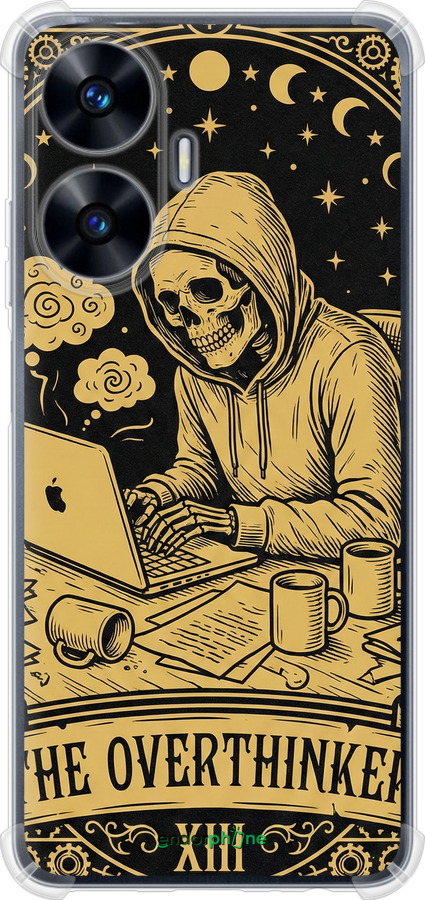 Силикон с усиленными углами чехол The Overthinker для Realme C55 - 6774sp-2992 изображение 