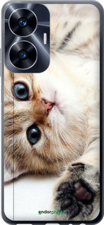 Силіконовий чехол Котик для Realme C55 - 6024u-2992 изображение 