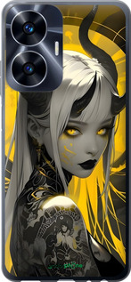 Силиконовый чехол Аниме демон 2 для Realme C55 - 6309u-2992 изображение 