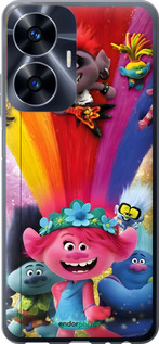 Силіконовий чехол Тролі для Realme C55 - 6343u-2992 изображение 