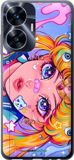Силиконовый чехол Сейлор Мун 4 для Realme C55 - 6353u-2992 изображение 