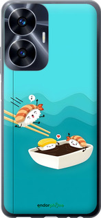 Силиконовый чехол Суши для Realme C55 - 6354u-2992 изображение 