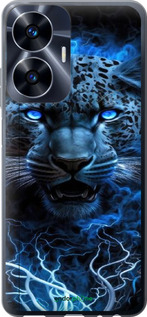 Силиконовый чехол Ледяной леопард для Realme C55 - 6460u-2992 изображение 