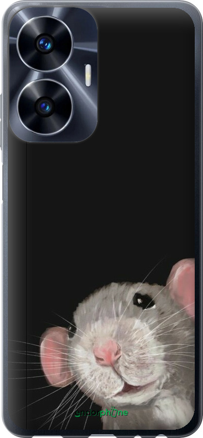 Силіконовий чехол The Peeking Rat для Realme C55 - 6442u-2992 изображение 