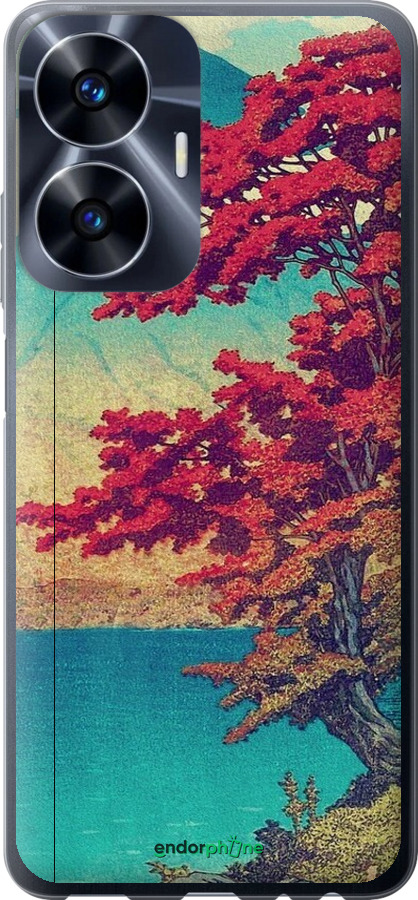 Силиконовый чехол С изображением природы для Realme C55 - 6469u-2992 изображение 