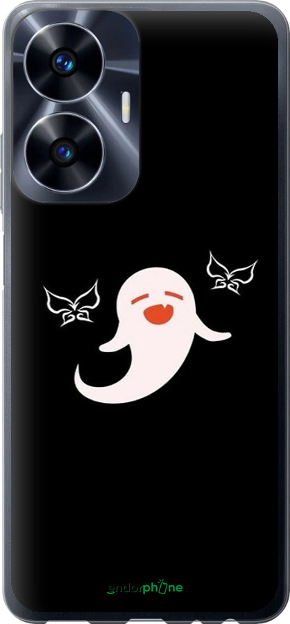 Силіконовий чехол Genshin Impact Ху Тао Мистецтво духу-примари для Realme C55 - 6534u-2992 изображение 