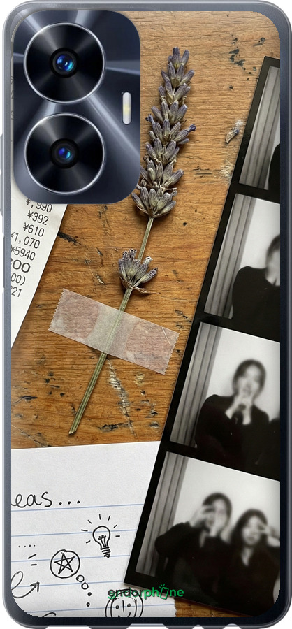 Силіконовий чехол Aesthetic Scrapbook Collage для Realme C55 - 6773u-2992 изображение 