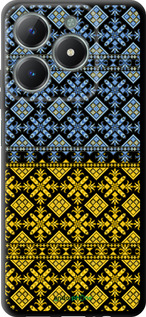 TPU чехол Жовто-блакитна вишиванка для Realme C61 - 1169b-3781 изображение 