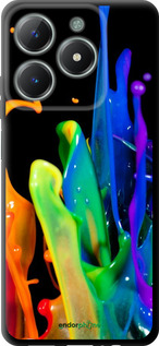 TPU чехол брызги краски для Realme C61 - 3957b-3781 изображение 