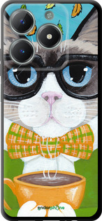 TPU чехол Cat&Coffee для Realme C61 - 4053b-3781 изображение 