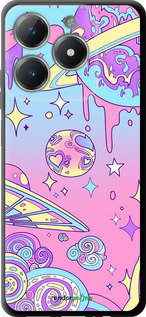 TPU чехол Розовая галактика для Realme C61 - 4146b-3781 изображение 