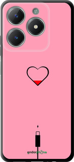 TPU чехол Подзарядка сердца1 для Realme C61 - 4275b-3781 изображение 