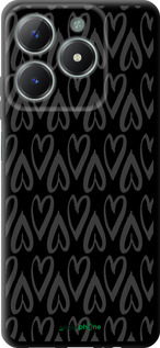 TPU чехол Сердца v2 для Realme C61 - 5497b-3781 изображение 