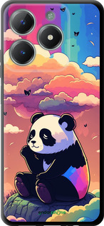 TPU чехол Панда в облаках для Realme C61 - 5585b-3781 изображение 