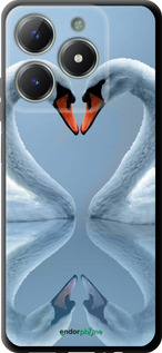 TPU чехол Лебеди для Realme C61 - 6007b-3781 изображение 