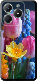 TPU чехол Весенние цветы для Realme C61 - 6058b-3781 изображение 