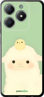 TPU чехол Барашек и ципленок для Realme C61 - 6369b-3781 изображение 