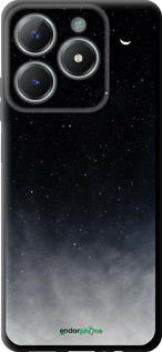 TPU чехол Голубые облака, Голубая луна для Realme C61 - 6396b-3781 изображение 