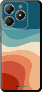 TPU чехол В стиле ретро с волнами для Realme C61 - 6531b-3781 изображение 