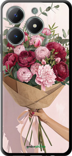 TPU чехол Пионы 1 для Realme C61 - 6705b-3781 изображение 