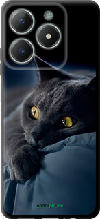TPU чохол 'Димчастий кіт' для Realme C61 зображення 2