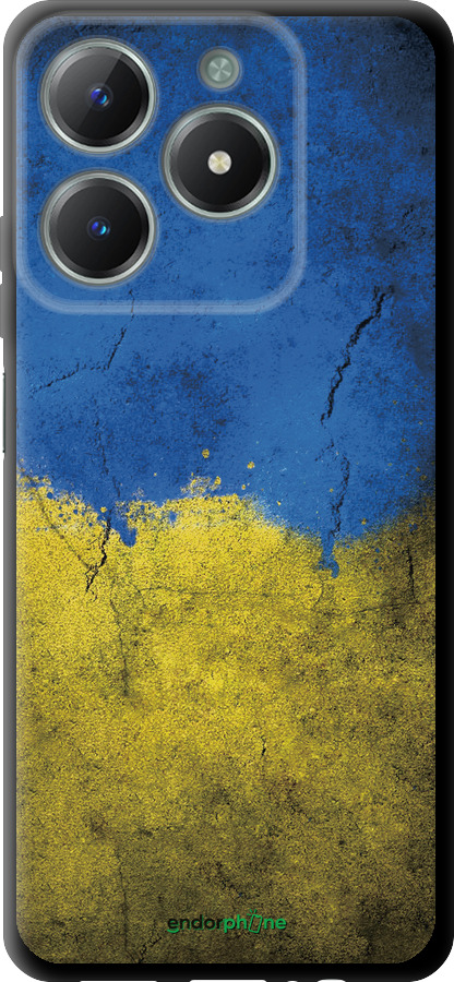 TPU чехол Флаг Украины 2 для Realme C61 - 401b-3781 изображение 