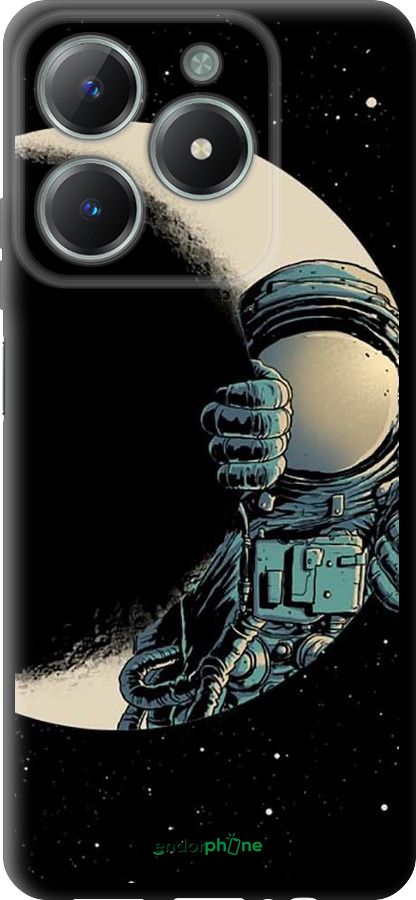 TPU чехол Астронавт для Realme C61 - 4134b-3781 изображение 
