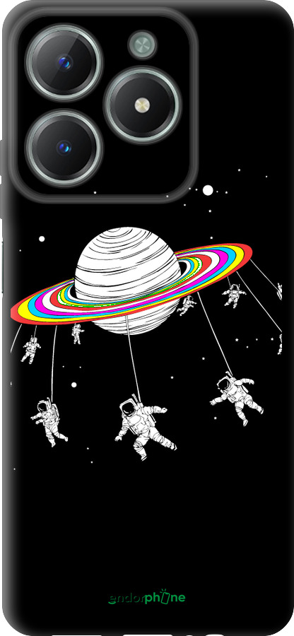 TPU чехол Місячна карусель для Realme C61 - 4136b-3781 изображение 