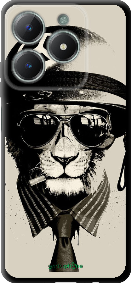 TPU чехол tattoo soldier для Realme C61 - 4165b-3781 изображение 