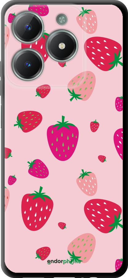 TPU чехол Полунички для Realme C61 - 4332b-3781 изображение 