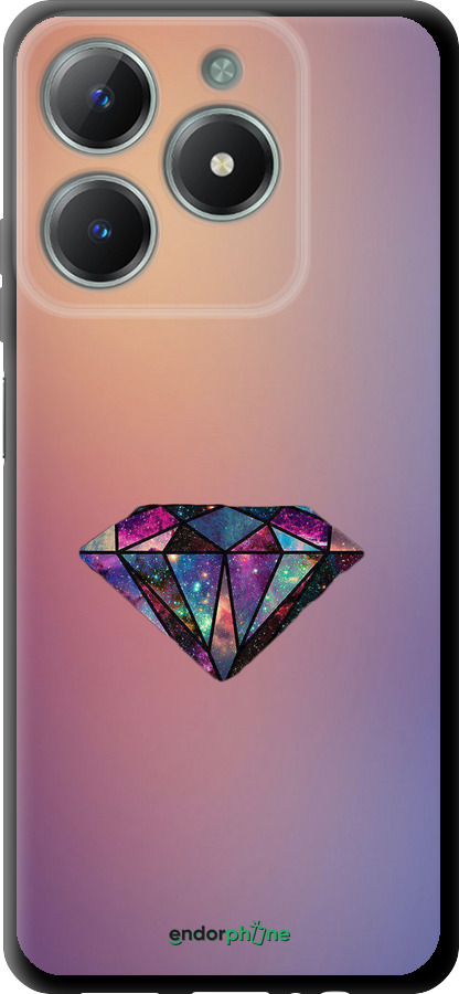 TPU чехол Диамант для Realme C61 - 4352b-3781 изображение 