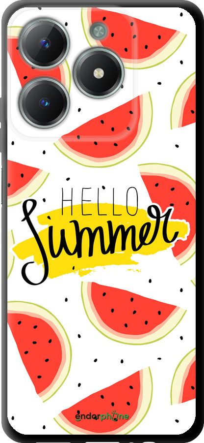TPU чехол Hello Summer для Realme C61 - 4356b-3781 изображение 