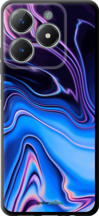 TPU чехол Узор воды для Realme C61 - 4491b-3781 изображение 