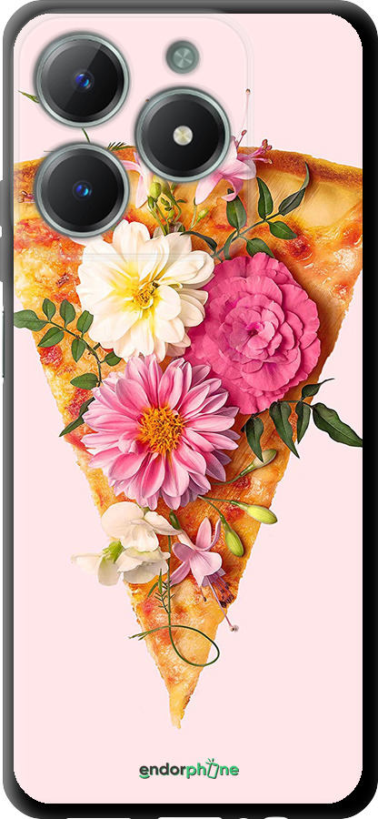 TPU чехол pizza для Realme C61 - 4492b-3781 изображение 
