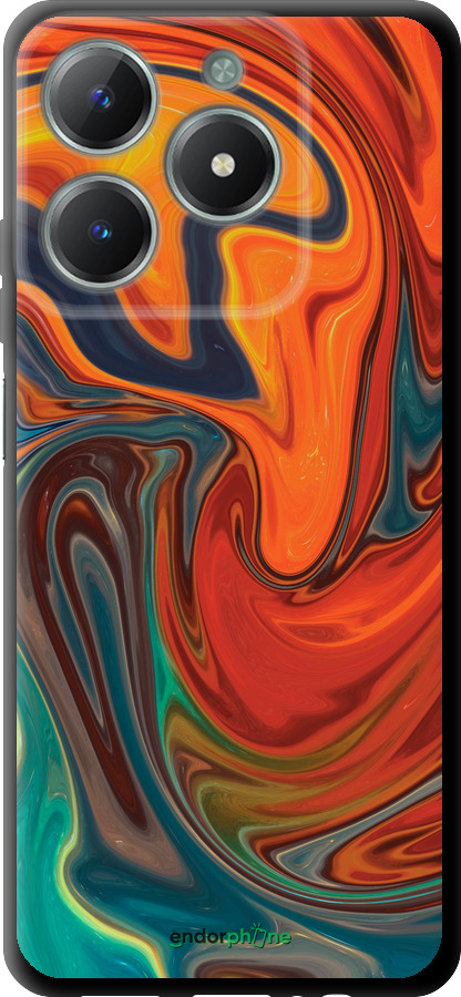 TPU чехол Абстрактний фон для Realme C61 - 4547b-3781 изображение 