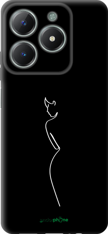 TPU чехол Силует1 для Realme C61 - 4590b-3781 изображение 