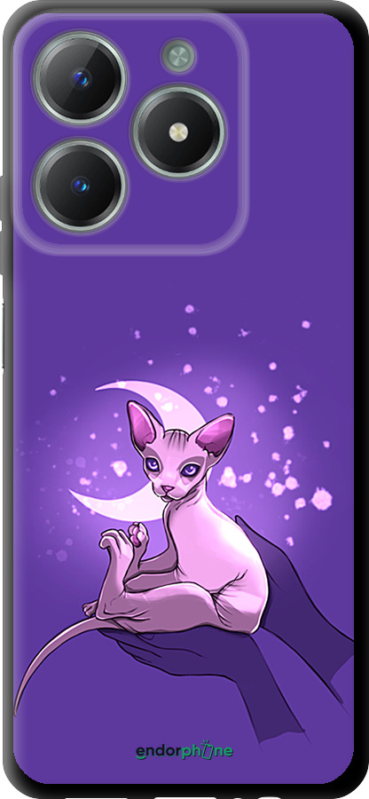 TPU чехол Кот2 для Realme C61 - 4676b-3781 изображение 