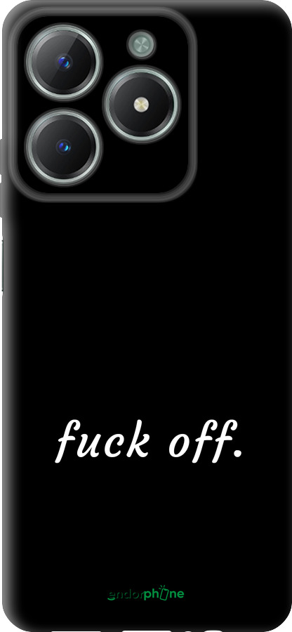 TPU чехол Fuck off для Realme C61 - 4731b-3781 изображение 
