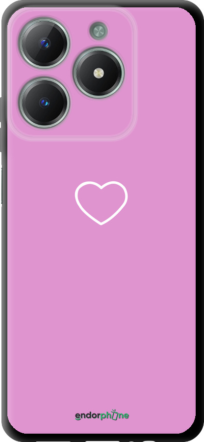 TPU чехол Сердце 2 для Realme C61 - 4863b-3781 изображение 