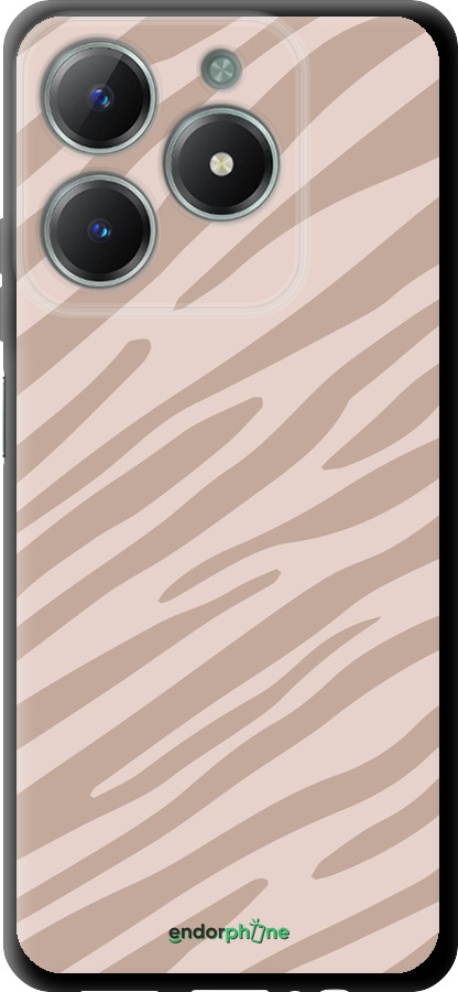 TPU чехол Зебра беж для Realme C61 - 4875b-3781 изображение 