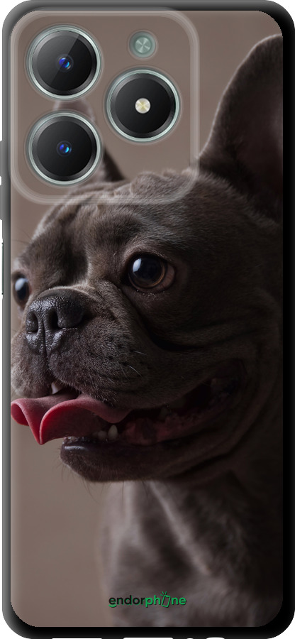 TPU чехол Милий бульдог для Realme C61 - 5546b-3781 изображение 