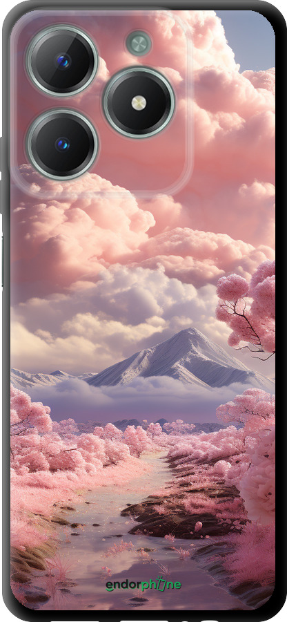 TPU чехол Рожеві хмари для Realme C61 - 5660b-3781 изображение 