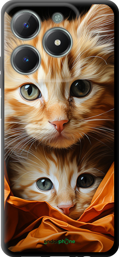 TPU чехол Котики 2 для Realme C61 - 5664b-3781 изображение 