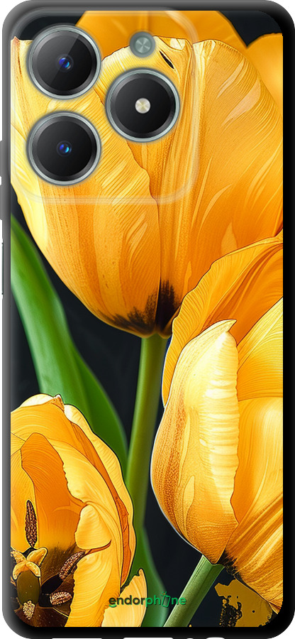 TPU чехол Желтые тюльпаны для Realme C61 - 5991b-3781 изображение 