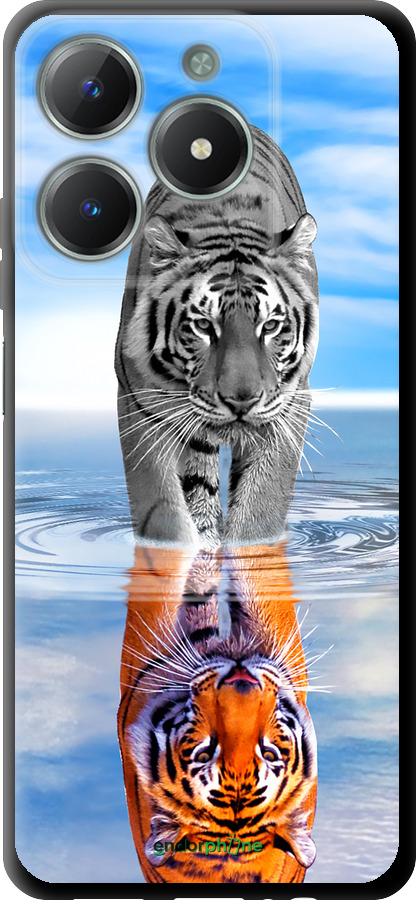 TPU чехол Тигр для Realme C61 - 6016b-3781 изображение 